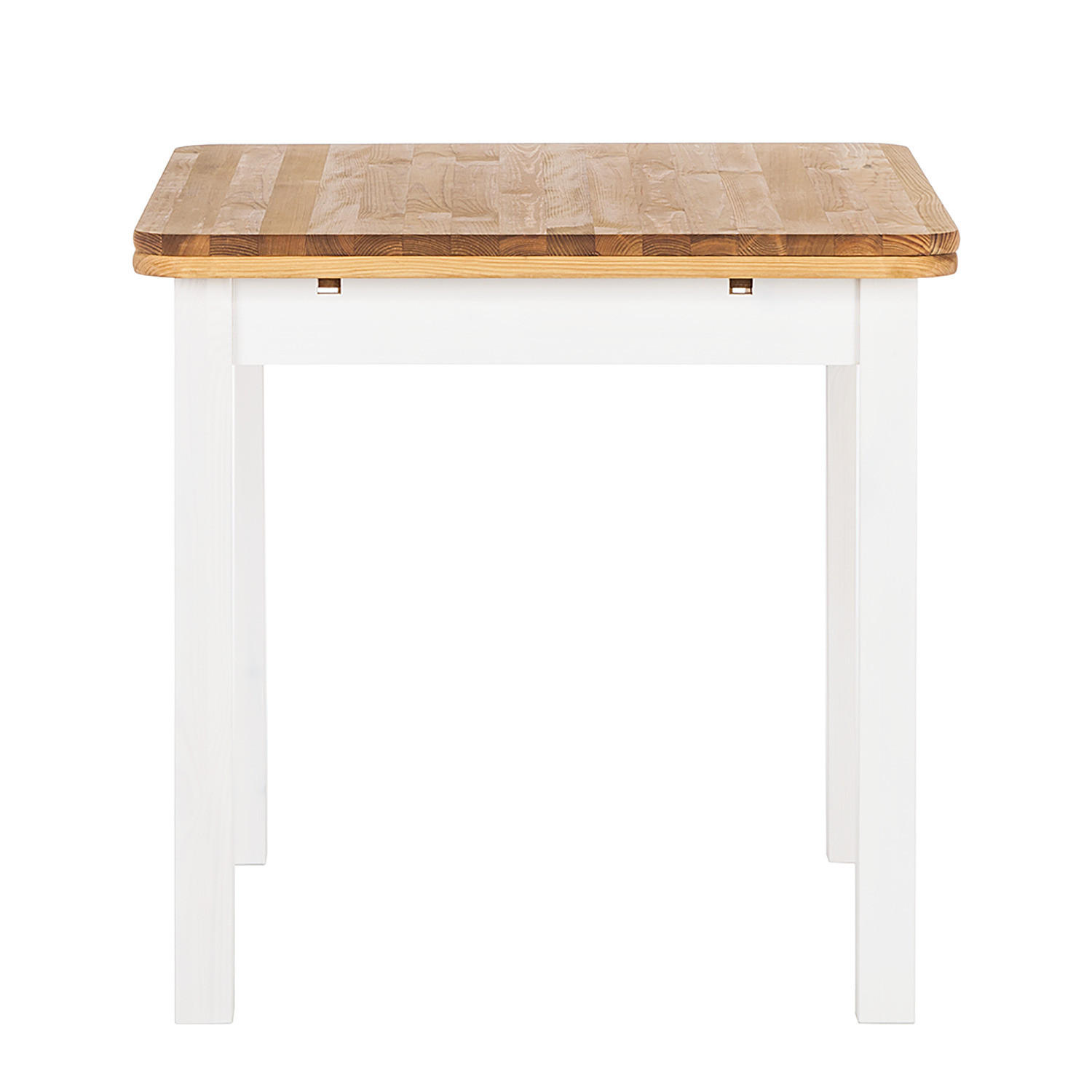 ESSGRUPPE - 5-teilig - Massivholz - Kiefer Milford/Weiß, Holz (77/77/74cm) - home24
