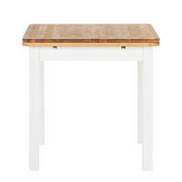 ESSGRUPPE - 5-teilig - Massivholz - Kiefer Milford/Weiß, Holz (77/77/74cm) - home24