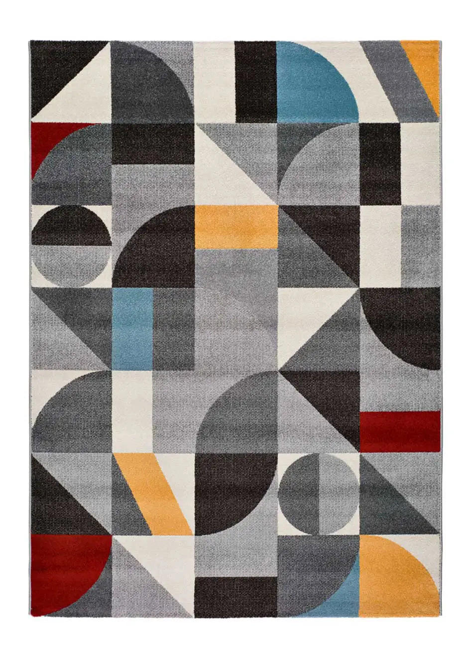 Atticgo Kurzflorteppich Mehrfarbig 57x110 cm