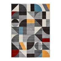 KURZFLORTEPPICH Mehrfarbig Delta 57/110 cm - Multicolor, Naturmaterialien/Textil (57/110cm) - Atticgo