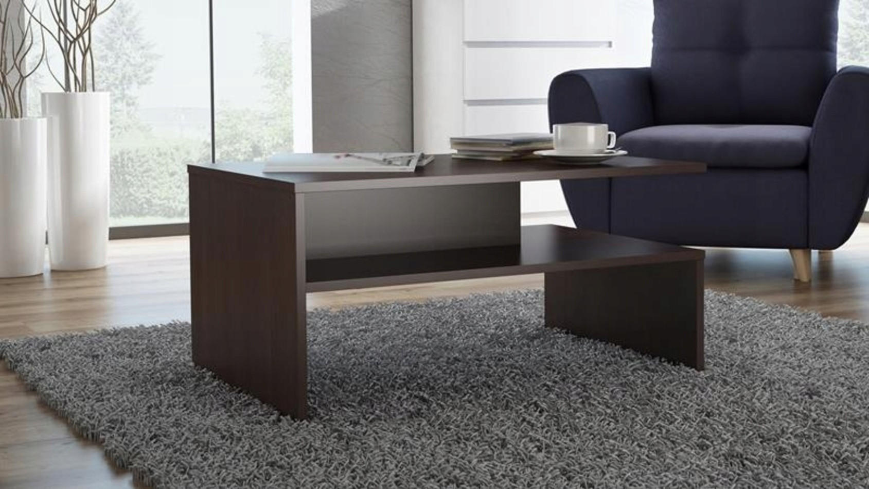 COUCHTISCH OLA Wenge 100/48/50 cm - Wengefarben, Holzwerkstoff (48/100/50cm) - Matkam Möbel