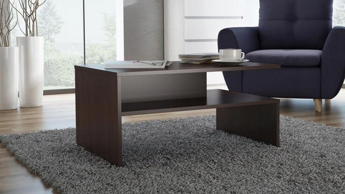 COUCHTISCH OLA Wenge 100/48/50 cm - Wengefarben, Holzwerkstoff (48/100/50cm) - Matkam Möbel