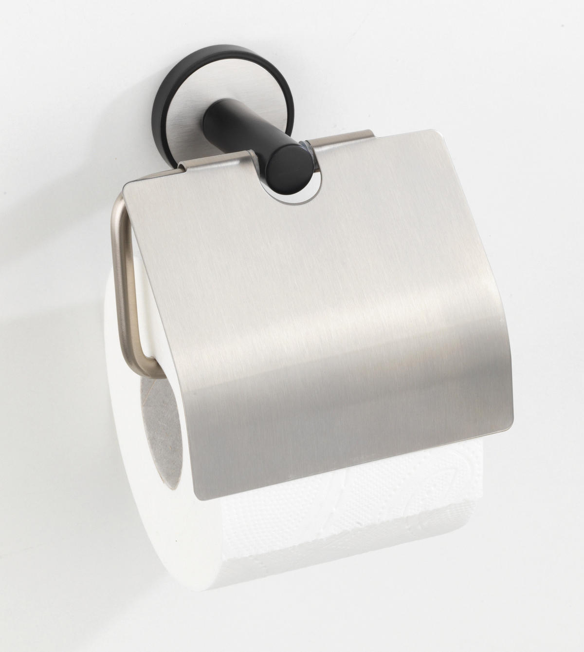 TOILETTENPAPIERHALTER mit Deckel Undine 6,5/14,5/12,5 cm - Silberfarben, Metall (14.5/12.5/6.5cm) - Wenko