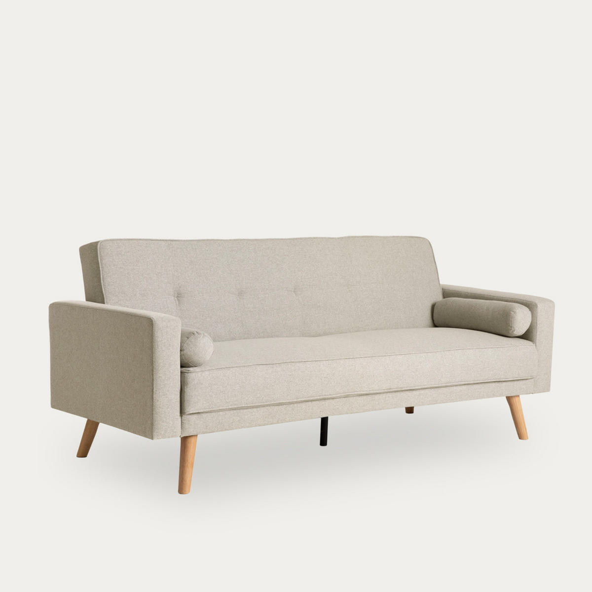 SCHLAFSOFA Dallas Beige 205 cm x 85.5 cm - Beige, Textil (205/85/81cm) - Kenay Home