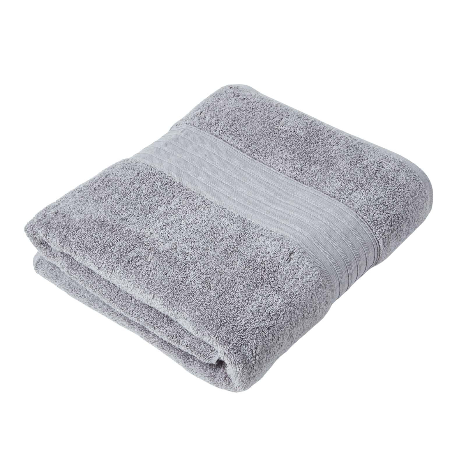 BADETUCH Supima Select grau 100/150 cm - Grau, Textil (100/150cm) - Homescapes