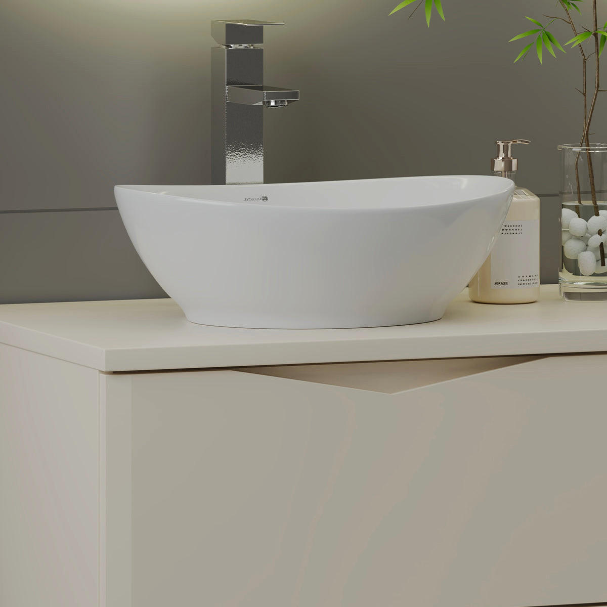 DONJI ELEMENT ZA UMIVAONIK 120.6cm Ellie Kašmir - boje kašmira, drvni materijal (120.6/52.2/46.5cm) - Petits-meubles