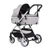 KINDERWAGEN 2 in 1 Vista hellgrau Wickeltasche, Fußabdeckung, Korb, Gurt - Grau, Metall (90/63/108cm) - Chipolino