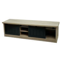 TV-RACK Buche Dekor - Buchefarben, Holz (150/43/40cm) - MCW
