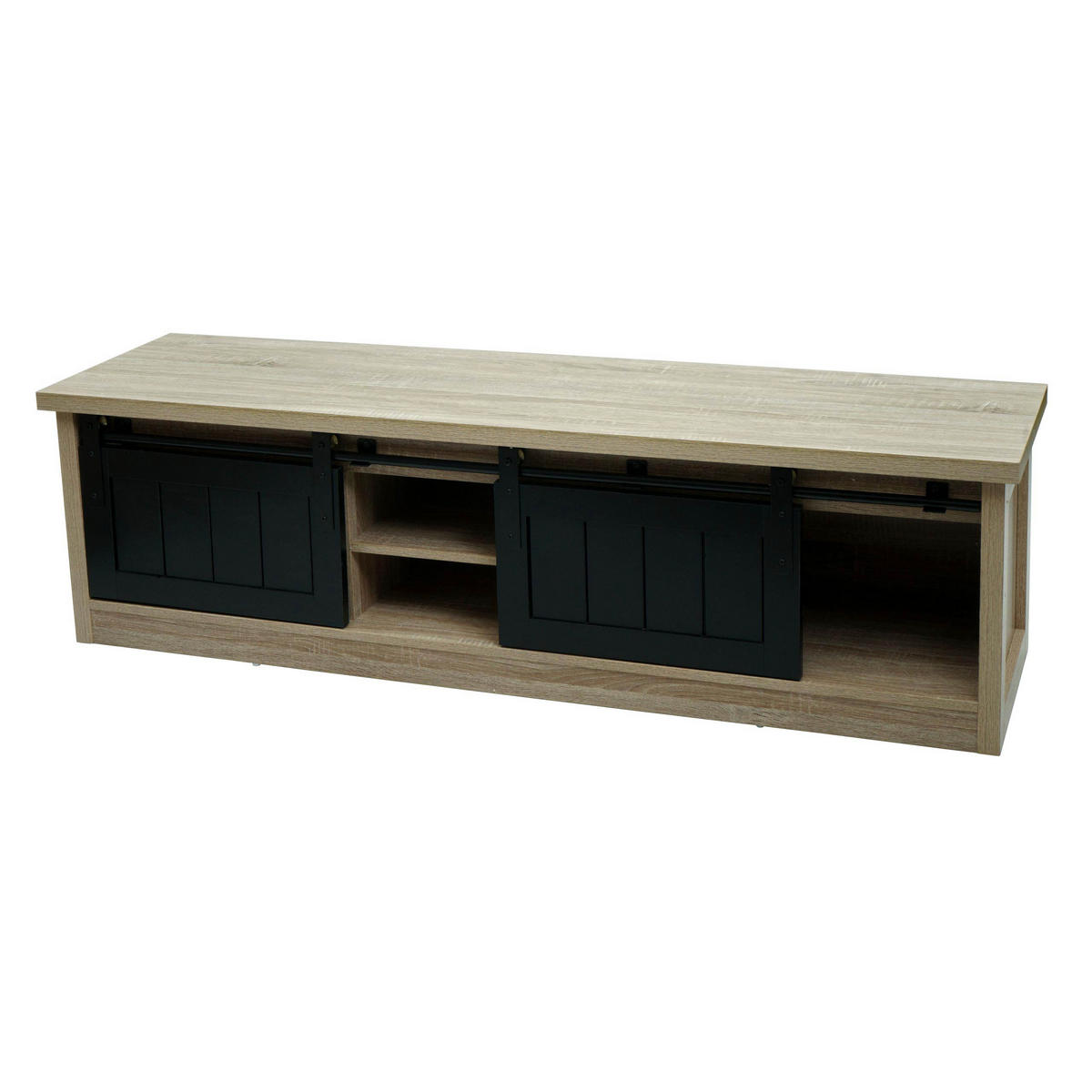 TV-RACK Buche Dekor - Buchefarben, Holz (150/43/40cm) - MCW