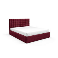 POLSTERBETT BEZA III - Weinrot - Weinrot, Holz/Textil (180/200cm) - AN-Moebel 4u