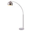 BOGENLEUCHTE Nickel - Silberfarben, Metall (173/32/173cm) - Teamson Home