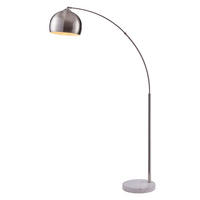 BOGENLEUCHTE Nickel - Silberfarben, Metall (173/32/173cm) - Teamson Home