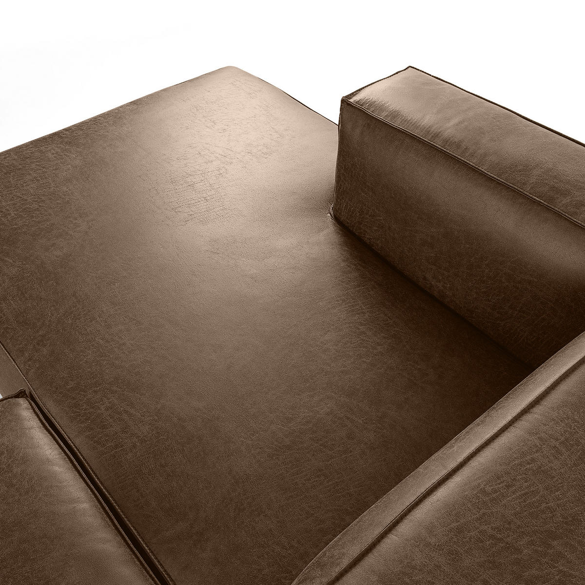 ECKSOFA LINKS FEROX, Dunkelbraun - Dunkelbraun, Holz/Holzwerkstoff (300/175cm) - KONSIMO®