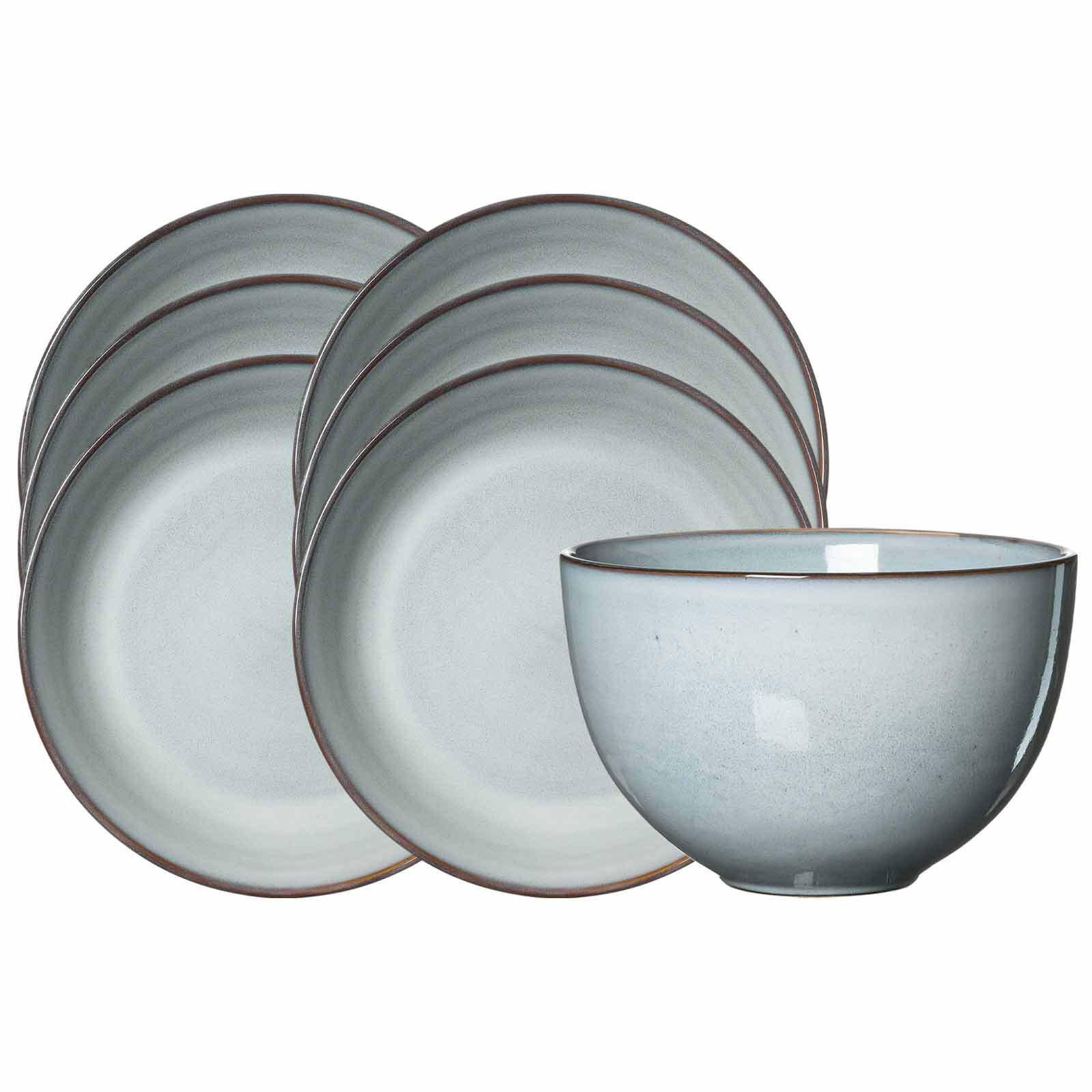 SUPPEN-SET Alicante Grau 7er Set - Grau, Keramik (1/1/1cm) - Ritzenhoff Breker