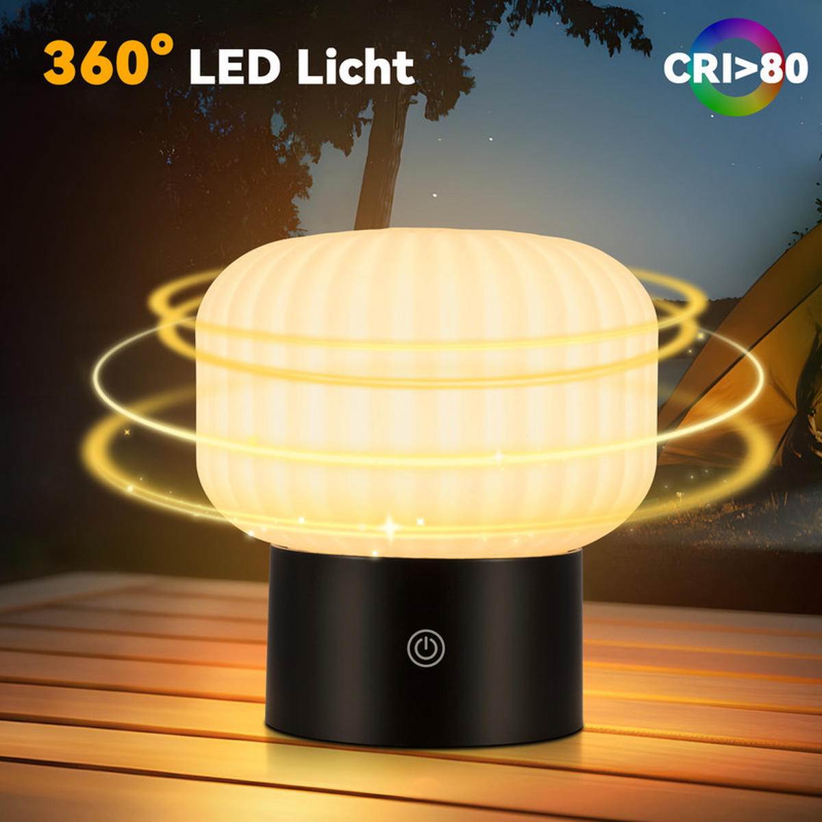 LED-TISCHLEUCHTE BRYANT Ⅲ 15/9/19 cm - Weiß, Glas (15/9/19cm) - Nettlife