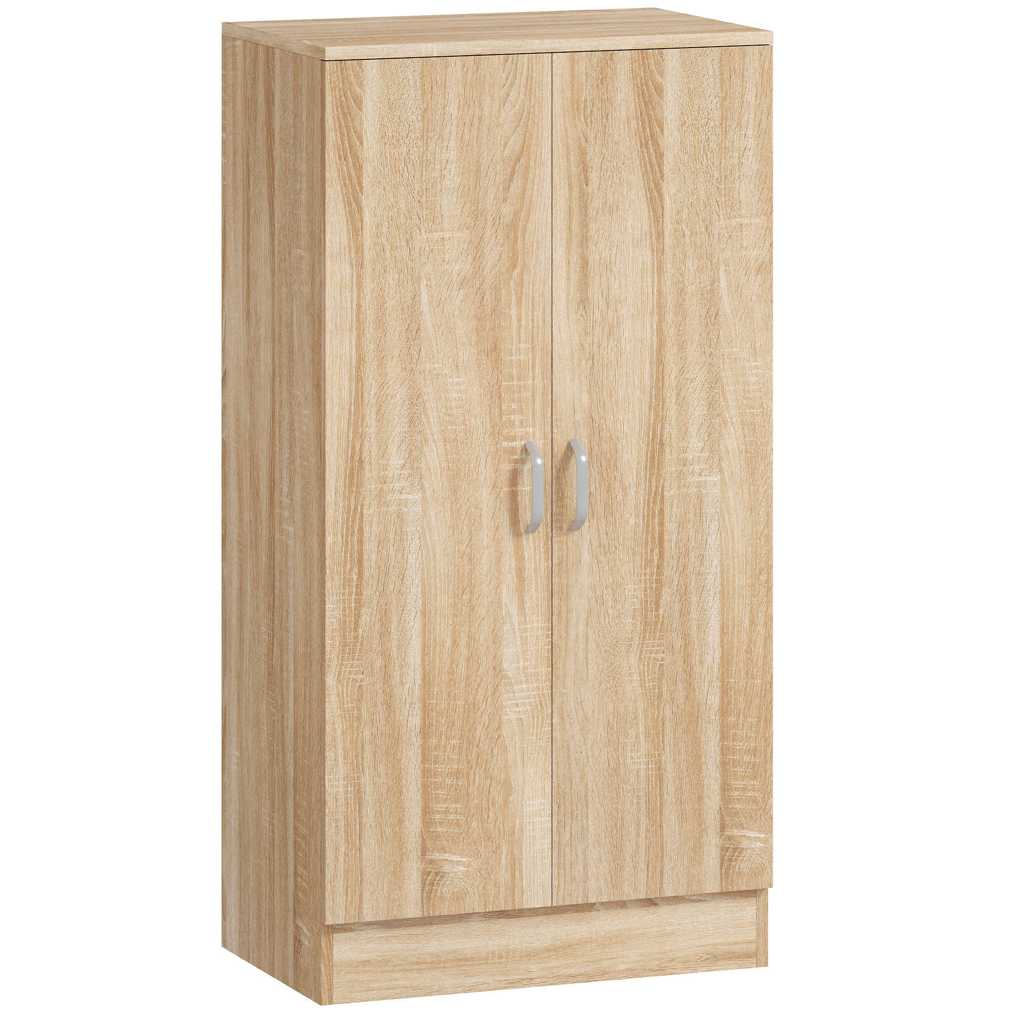 SKOSKÅP av spånskiva i naturträ Naturfärgad 108/55/35 cm