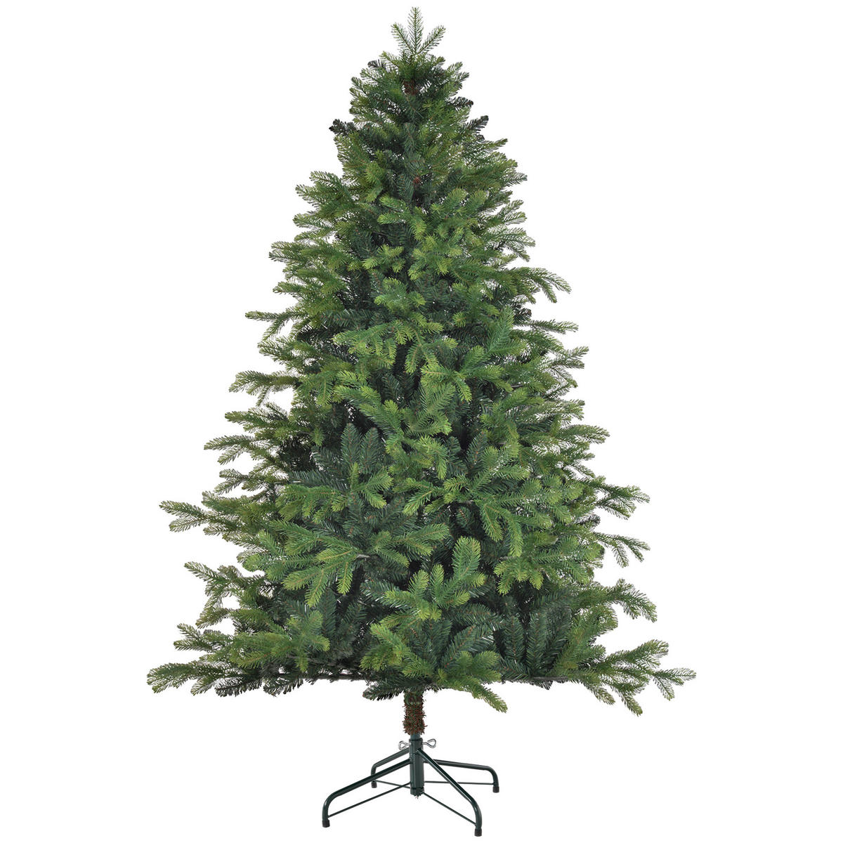 WEIHNACHTSBAUM DE-41537 Realistisch 183 cm Grün - Grün, Kunststoff (183cm) - ComfortXL