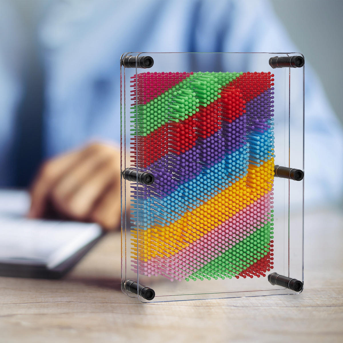 3D-NAGELBILD - Multicolor, Kunststoff (15/20/7.5cm) - Relaxdays