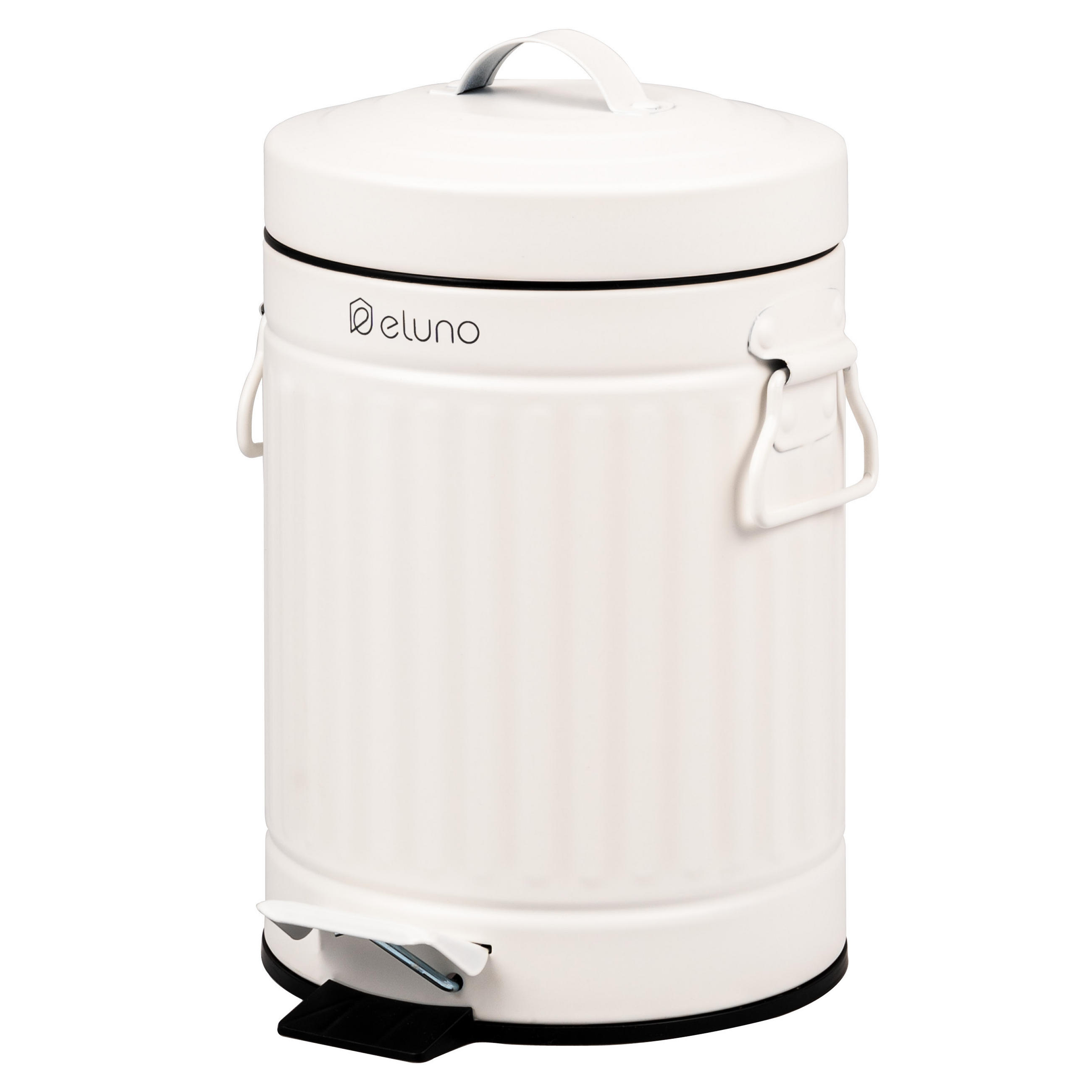 KOSMETIKEIMER 3 Liter, weiß, Metall - Weiß, Metall (17/27/20.5cm) - eluno