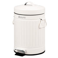 KOSMETIKEIMER 3 Liter, weiß, Metall - Weiß, Metall (17/27/20.5cm) - eluno