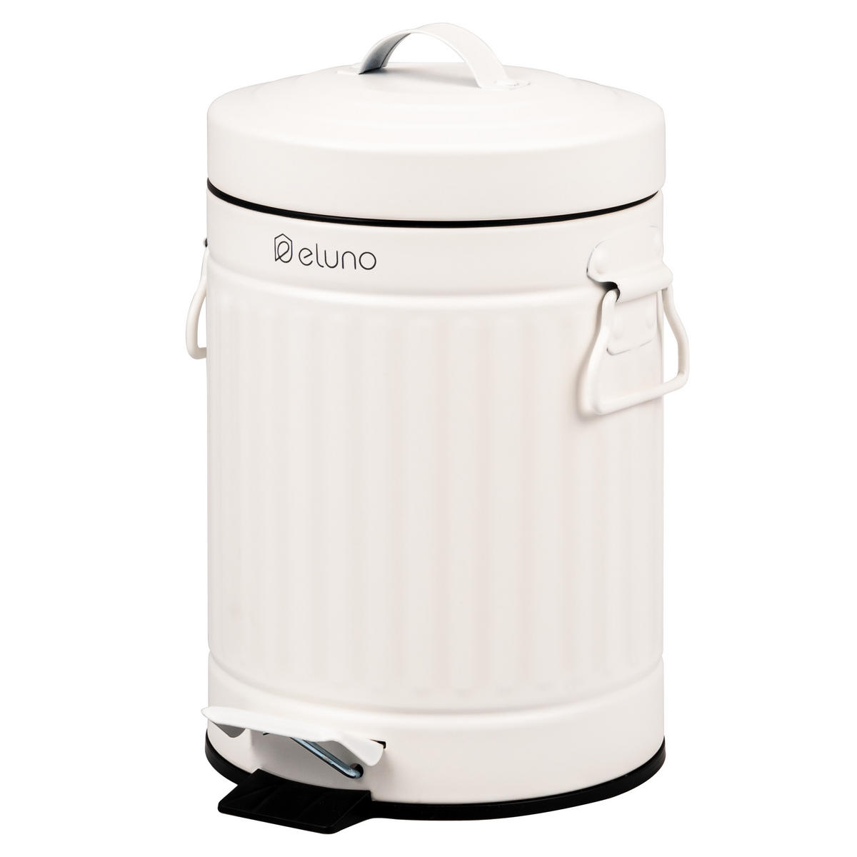 KOSMETIKEIMER 3 Liter, weiß, Metall - Weiß, Metall (17/27/20.5cm) - eluno