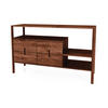 REGAL INA Wildeiche - Dunkelbraun, Holz (142/86/46cm) - byoak