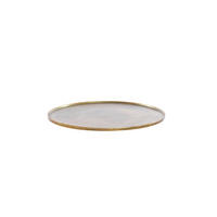 DEKORATIONSSCHALE Maes - Bronze - 50/50/1.5 cm - Bronzefarben, Metall (50/1.5cm) - Light & Living
