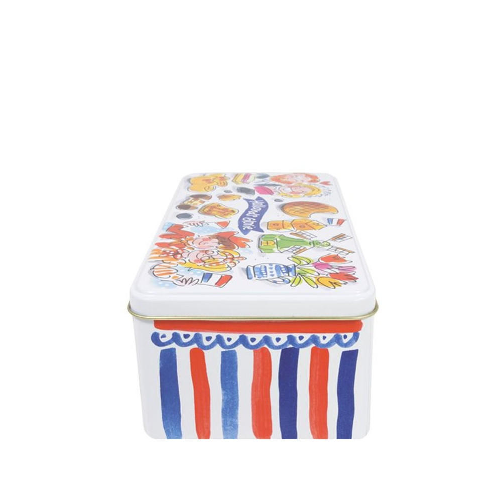 KEKSDOSE Holland in Bunt - 19,5 x 10,5 x 7cm - Multicolor, Metall (10.4/7/19.5cm) - Blond Amsterdam