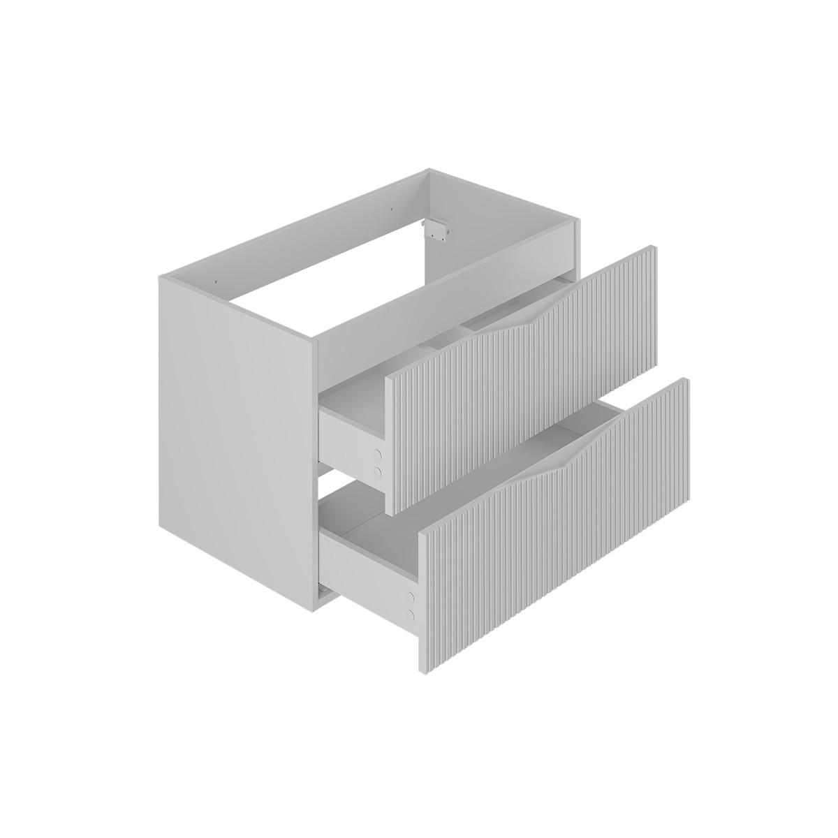 WASCHTISCH 80cm Tao Weiß - Weiß, Holzwerkstoff (80/50/45.8cm) - Petits-meubles