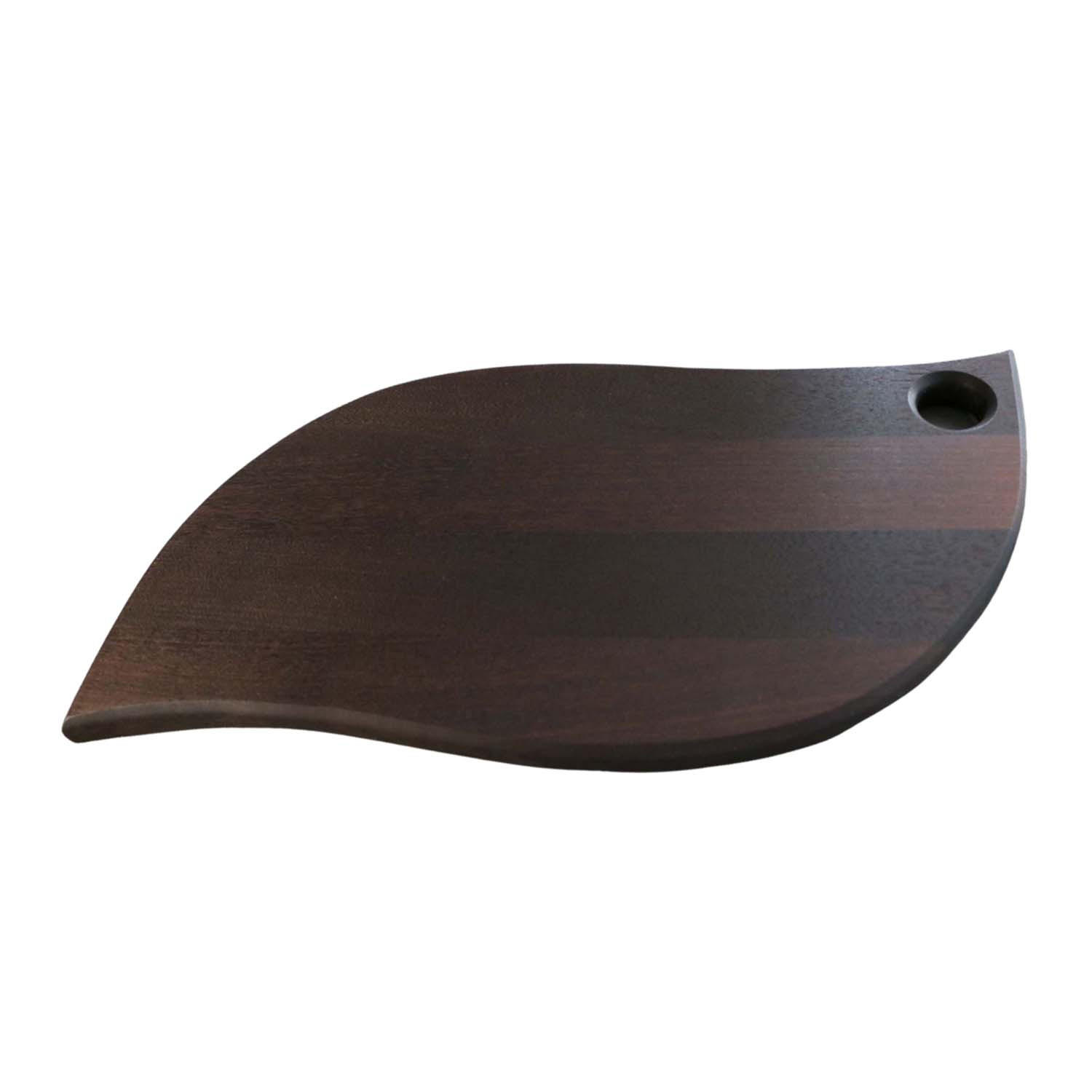 SERVIERBRETT - Massivholz, Birke - 39 x 18 x 2cm - Dunkelbraun, Holz (18/39cm) - holz4home