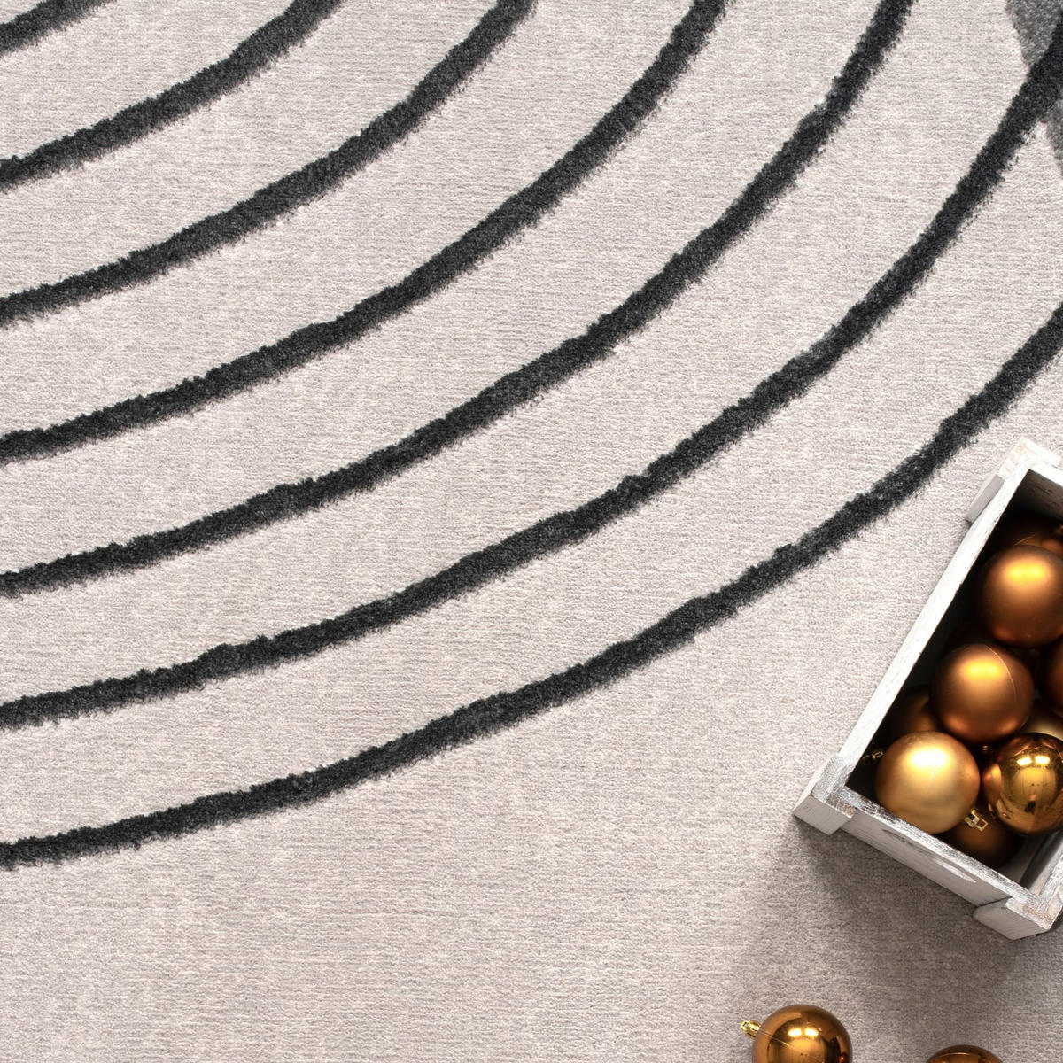 TEPPICH Kurzflor Abstrakt Wohnzimmer schmutzabweisend Grau Rechteckig 120x160 - Grau, Textil (120/160cm) - KADIMA DESIGN