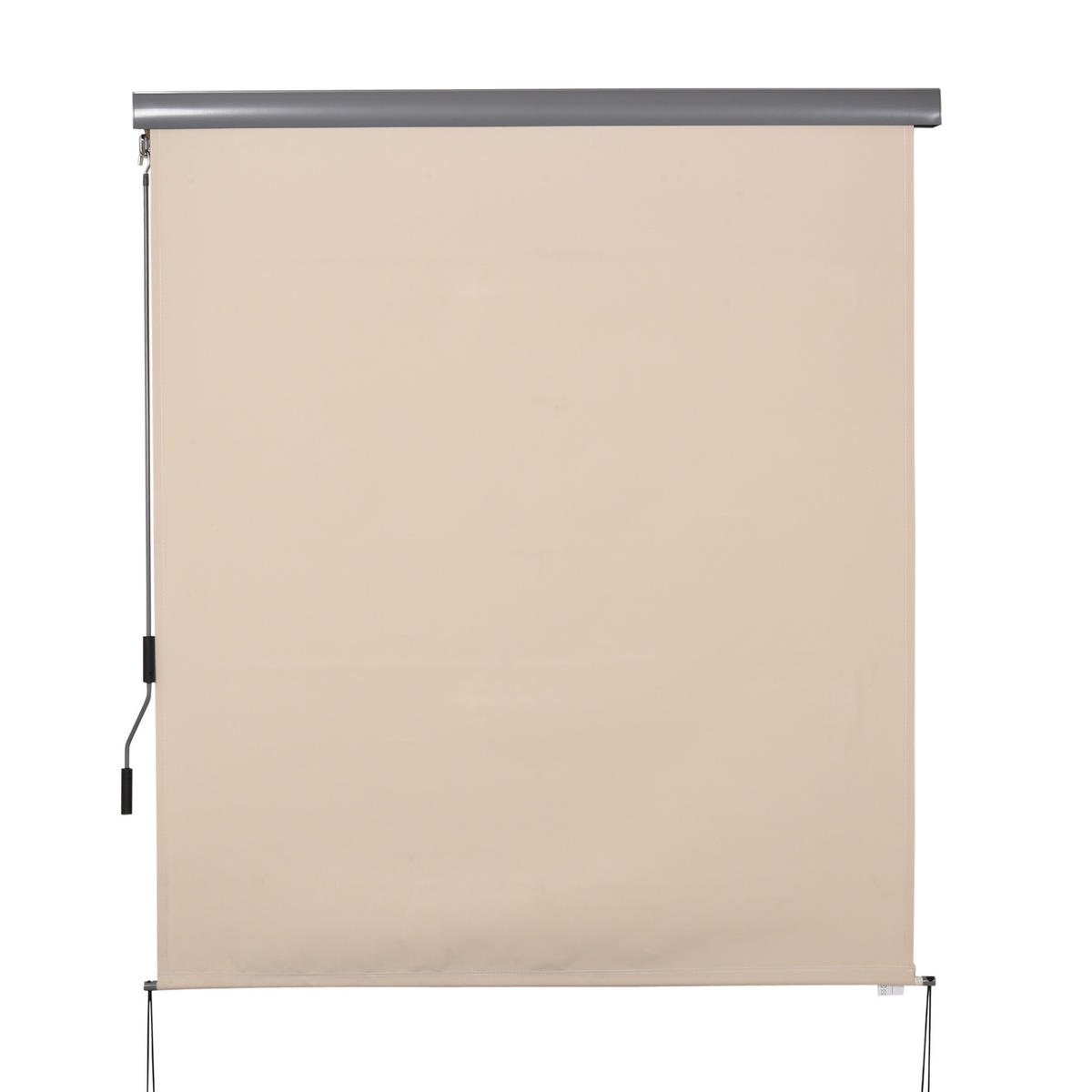 MARKISE DE-18456 250/160 cm mit Kurbel, UV-Schutz 50+ Creme - Creme, Metall (160/250cm) - ComfortXL