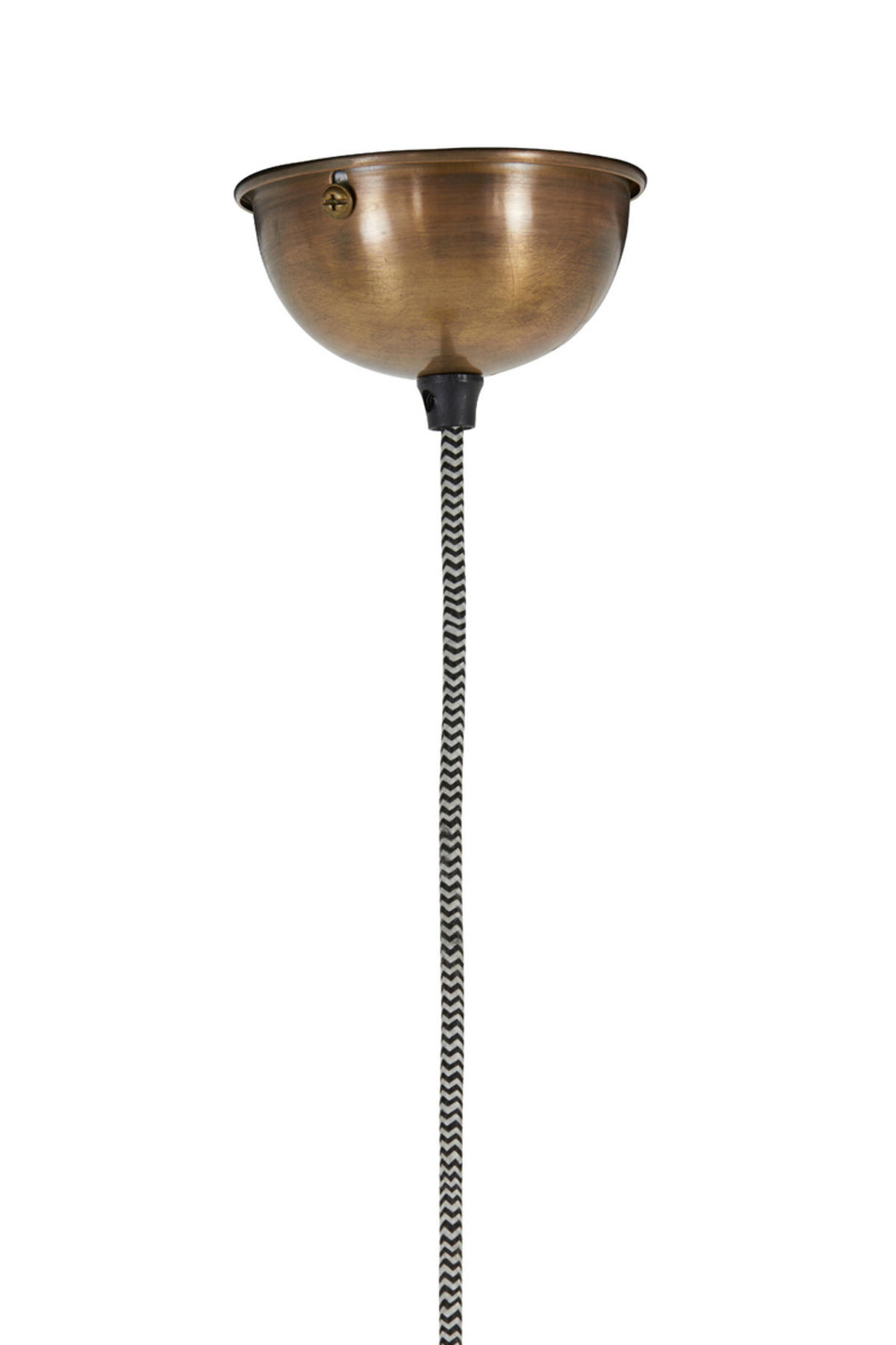 HÄNGELAMPE Søstrene Bronze Ø24/45 cm - Bronzefarben, Metall (24/24/45cm) - Light & Living