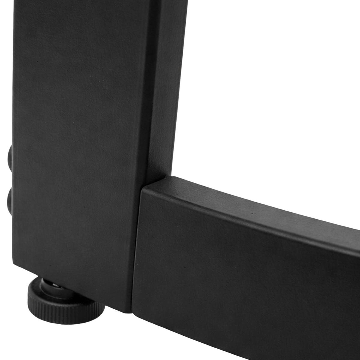 TISCHBEIN 2 Metall Schwarz - Schwarz, Metall (80/72/40cm) - CLP
