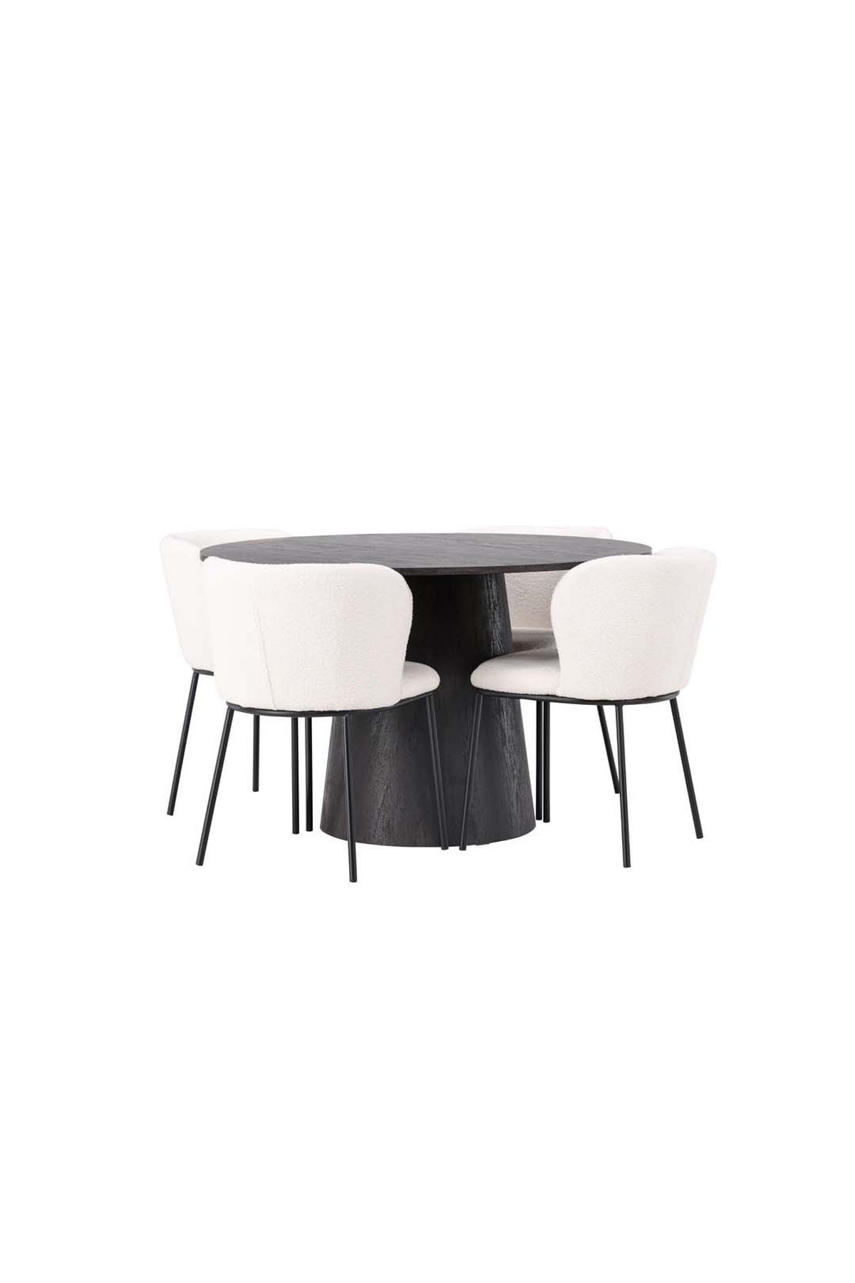 TISCHGRUPPE Mocca - Braun, Holzwerkstoff (120/75/120cm) - ebuy24