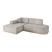 ECKSOFA Ottomane Links IREA-L1 - 234x171x83 cm Hellbraun - Hellbraun, Holzwerkstoff/Textil (234/171cm) - ALTDECOR