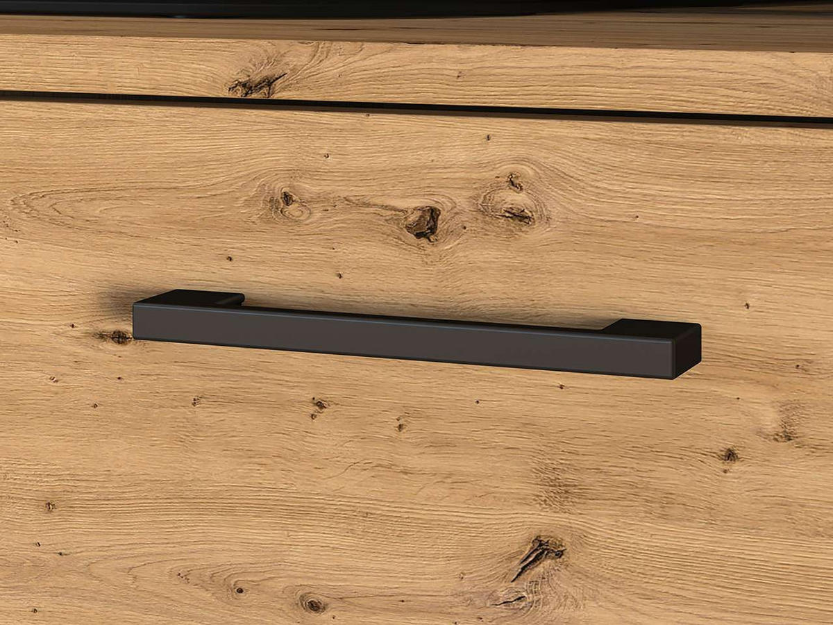 LOWBOARD – 155 cm – Nevio – Eichefarben - Eichefarben, Holzwerkstoff (155/52/40cm) - hi-markt
