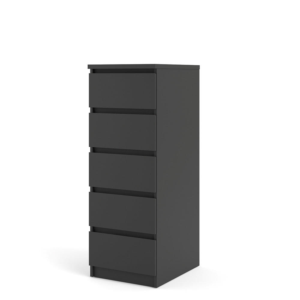 ebuy24 Kommode Schwarz 40x111x50 cm