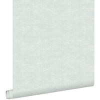 TAPETE Leinen-Optik 53 cm x 10.05 m - Grün, Papier (53/1000cm) - ESTAhome