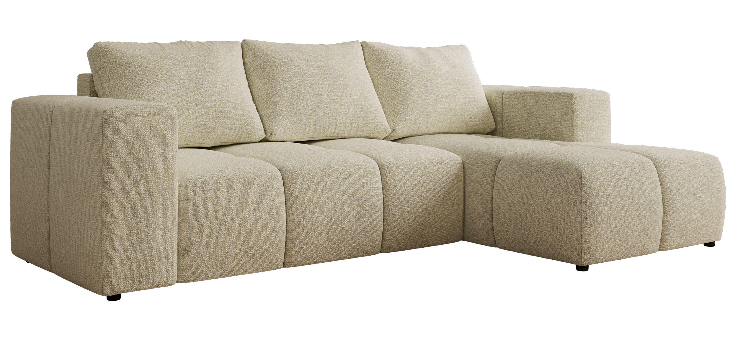 MKS Ecksofa Creme 266x164 cm