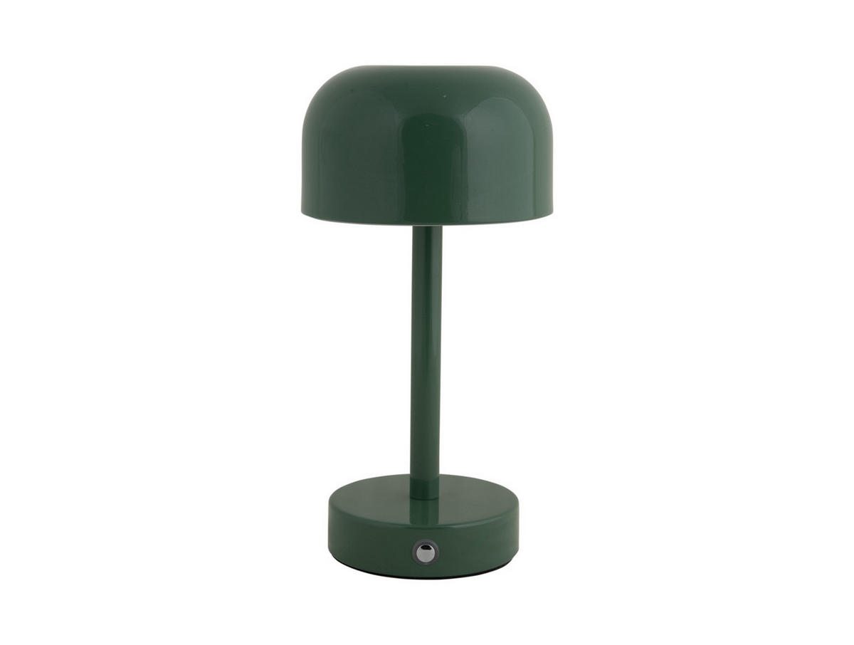 TISCHLAMPE James LED 12.5/12.5/24.5 cm - Grün, Metall (12.5/12.5/24.5cm) - Leitmotiv