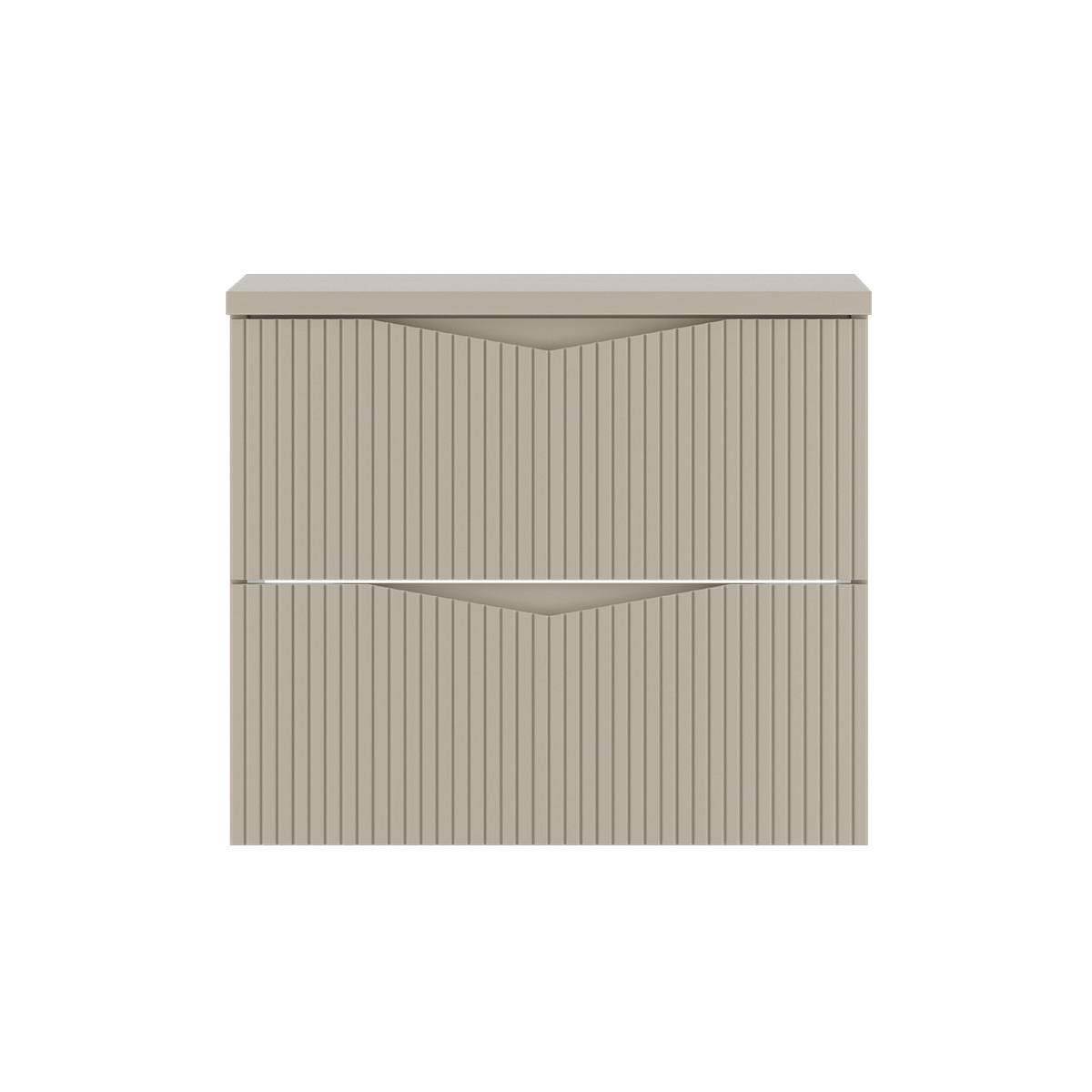 WASCHTISCHUNTERSCHRANK 60.6cm Tao Kaschmir - Beige, Holzwerkstoff (60.6/52.2/46.5cm) - Petits-meubles