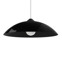 HÄNGELEUCHTE Flash - Schwarz Hochglanz, Metall (40/40/10cm) - Lumicom
