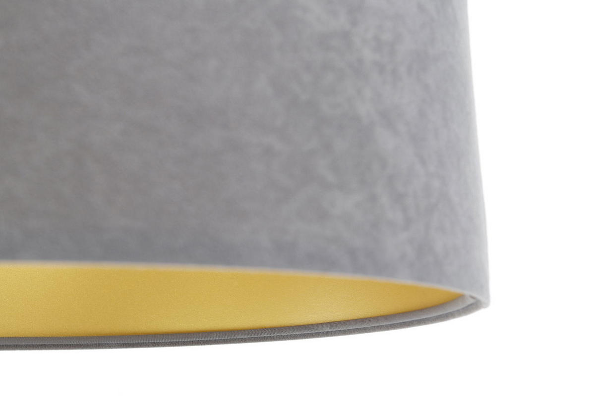 HÄNGELEUCHTE Grau 50/25 cm - Weiß/Grau, Kunststoff (50/0.4/25cm) - ONZENO