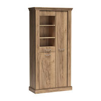VITRINE Antica New AN-10 97 x 198 x 42 cm Kraft Gold - Wildeiche, Holzwerkstoff/Metall (97/198/42cm) - Koseto