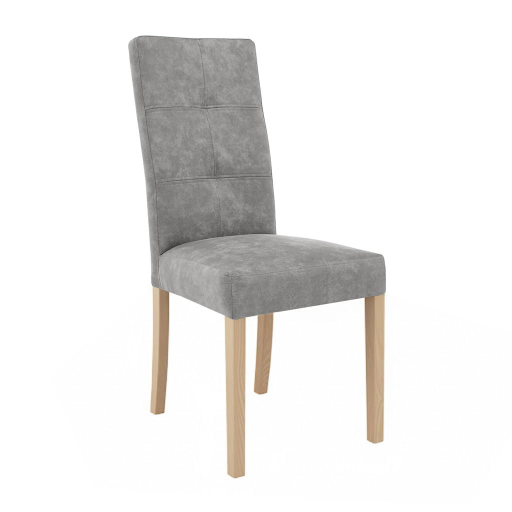 Beautysofa Stuhl Hellgrau 45x100x42 cm