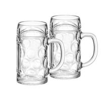 BIERKRÜGE GEEICHT München transparent 0,5 Liter 2er Set - Transparent, Glas (0.5L) - Van Well
