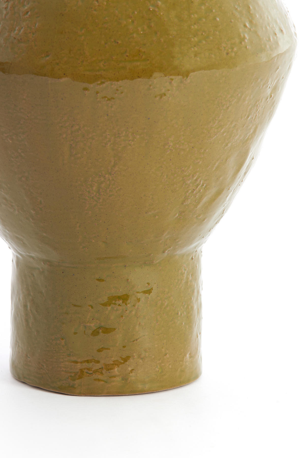 VAZE Vasora Grün 29/29/41 cm - Grün, Keramik (41cm) - Light & Living