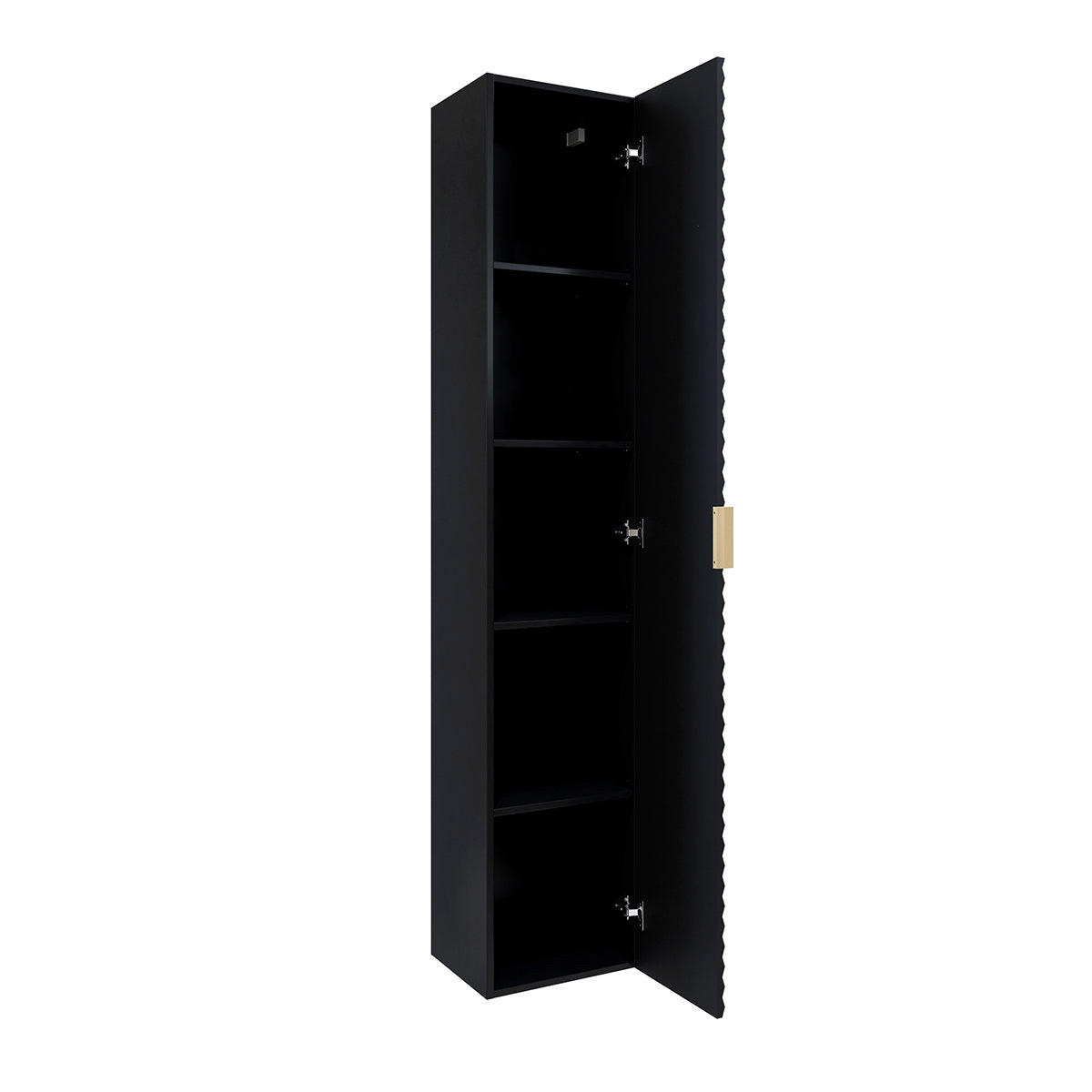 HÄNGESÄULE Cléa Schwarz - Schwarz, Holzwerkstoff (34.6/186/34.7cm) - Petits-meubles