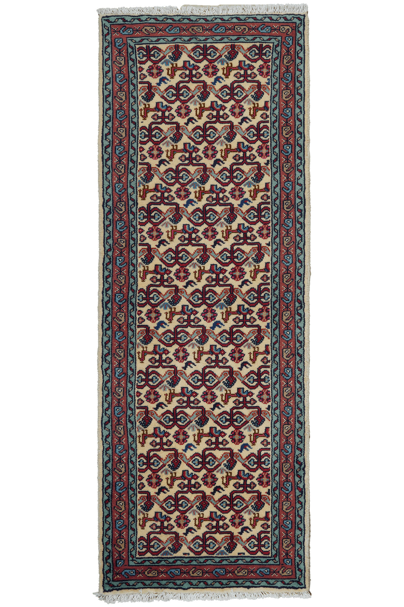 TEPPICH Assadabad Beige 192/71 cm Schurwolle - Beige, Textil (71/192cm) - Looma